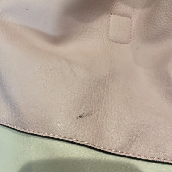 NWOT - Pastel green/purple/pink soft vegan leather purpose with accessory bag - Picture 12 of 13